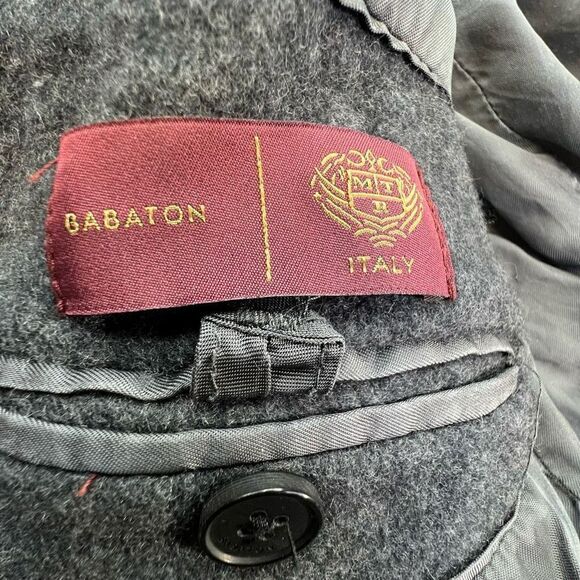 Babaton Womens Wool and Cashmere Blend Hooded Coat Jacket Gray Silver Size Small - Picture 10 of 12